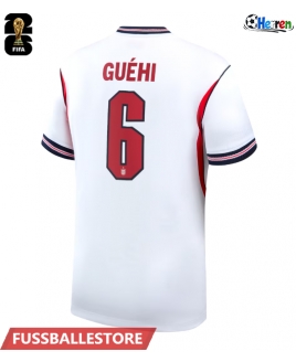 Günstige England Marc Guehi #6 Heimtrikot WM 2026 Kurzarm